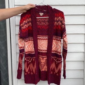 Colorful cardigan like new condition